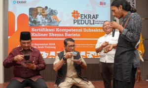 Kementerian Ekraf Sertifikasi Barista Aceh Tamiang Pulihkan Ekonomi Lokal Barista Aceh1