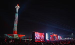 Saat Monas ‘Disulap’ Menjadi Kisah Perjalanan Indonesia dari Masa ke Masa Saat Monas1